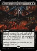 Heartless Conscription (Extended Art) [Outlaws of Thunder Junction Commander] - Destination Retro