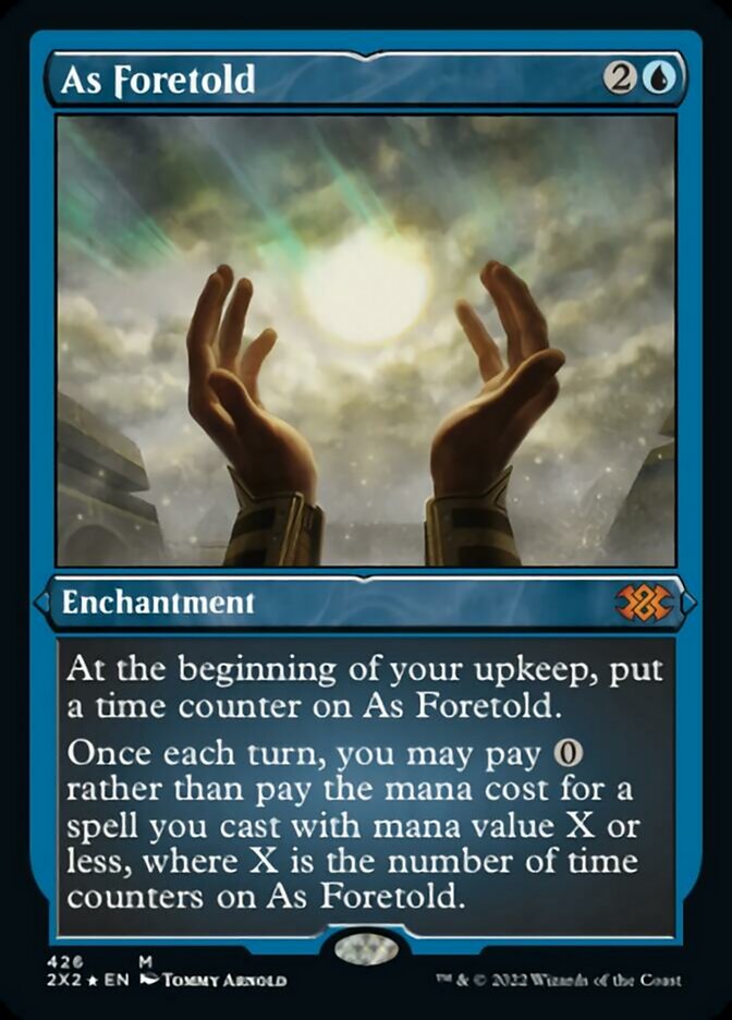 As Foretold (Foil Etched) [Double Masters 2022] - Destination Retro