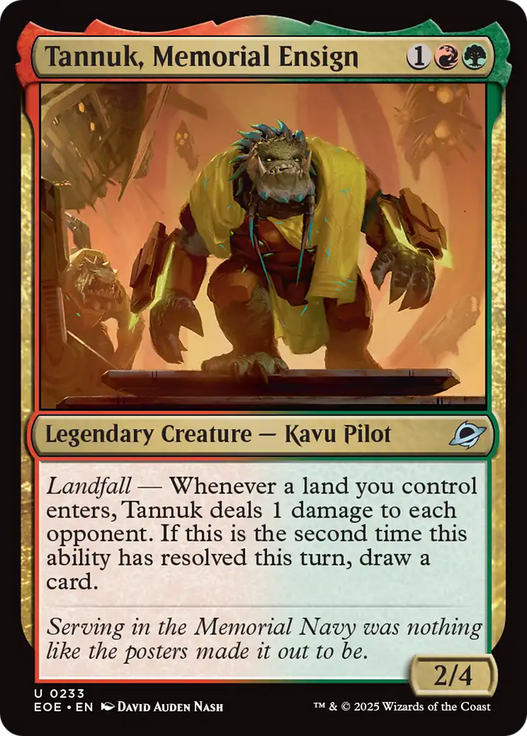 Tannuk, Memorial Ensign [Edge of Eternities] - Destination Retro
