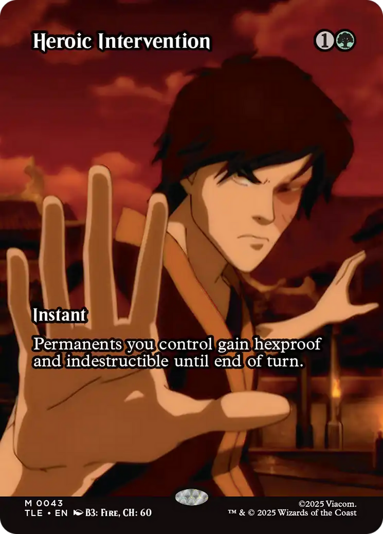 Heroic Intervention (Borderless) [Avatar: The Last Airbender: Eternal-Legal] - Destination Retro
