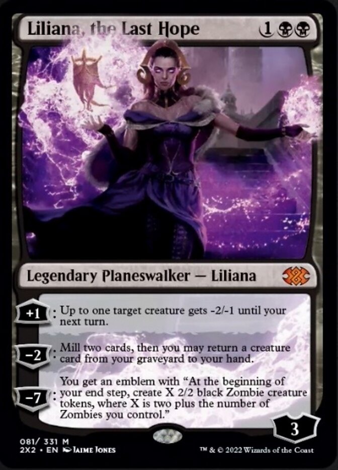Liliana, the Last Hope [Double Masters 2022] - Destination Retro