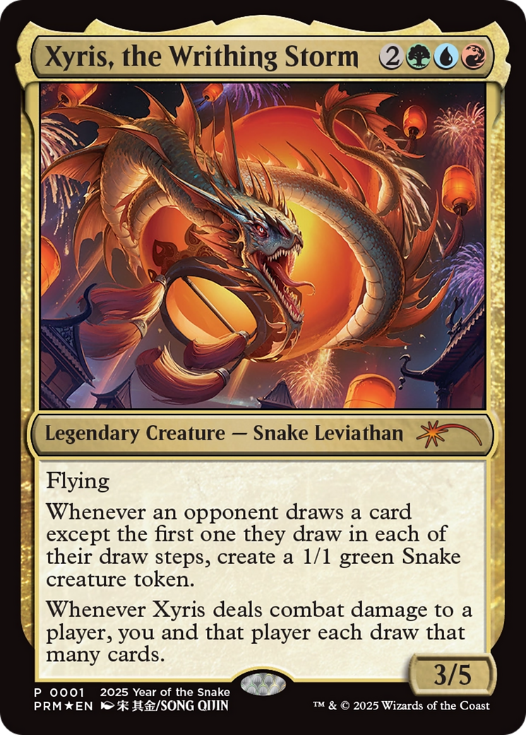 Xyris, the Writhing Storm (Year of the Snake 2025) [Standard Showdown Promos] - Destination Retro