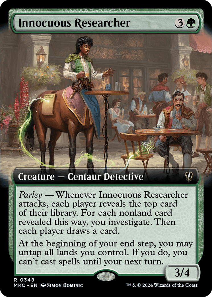 Innocuous Researcher (Extended Art) [Murders at Karlov Manor Commander] - Destination Retro