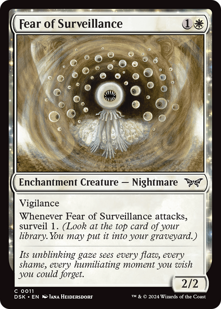 Fear of Surveillance [Duskmourn: House of Horror] - Destination Retro