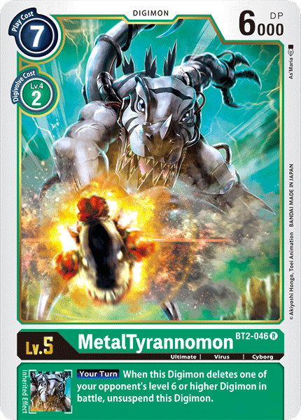 MetalTyrannomon [BT2-046] [Release Special Booster Ver.1.0] - Destination Retro