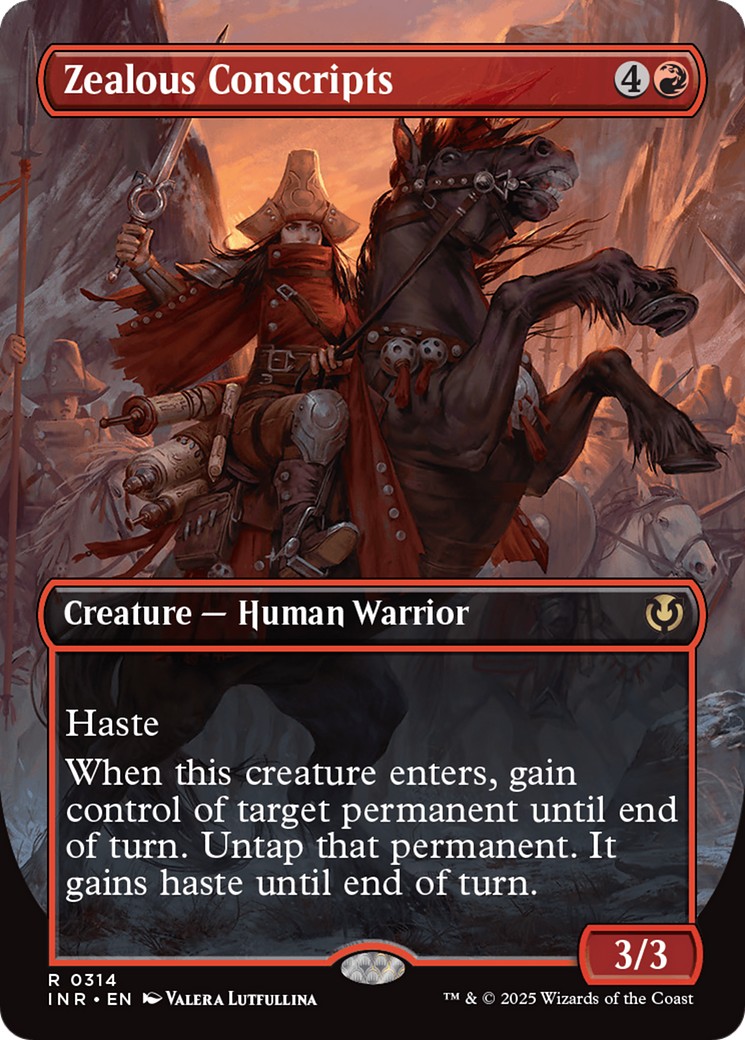 Zealous Conscripts (Borderless) [Innistrad Remastered] - Destination Retro