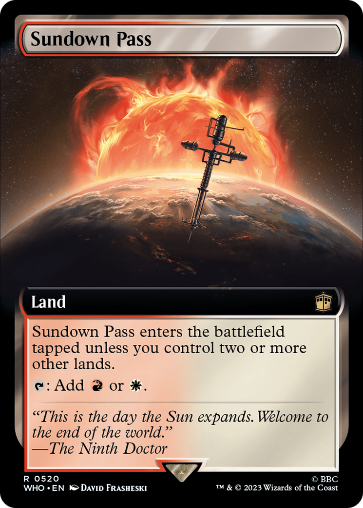 Sundown Pass (Extended Art) [Doctor Who] - Destination Retro
