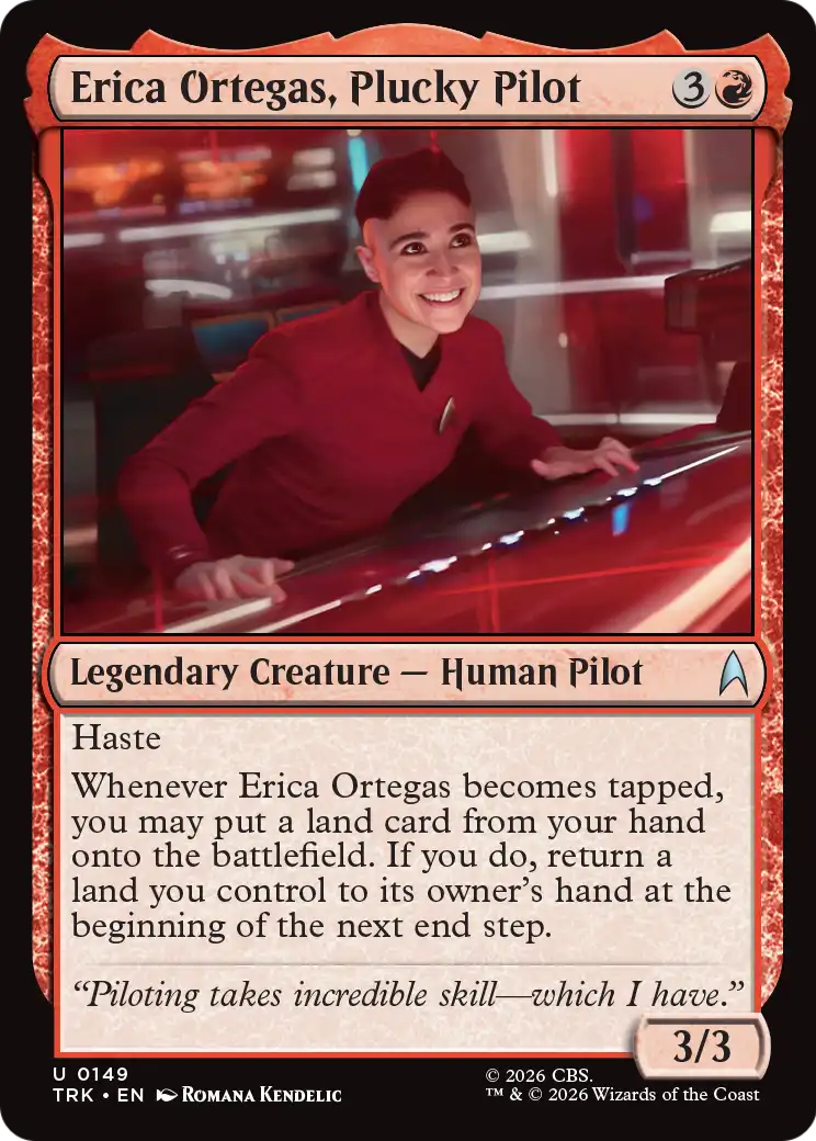 Erica Ortegas, Plucky Pilot [Star Trek] - Destination Retro