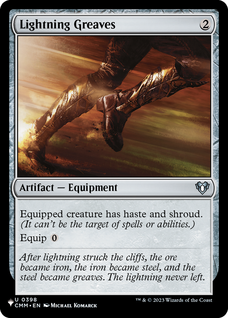Lightning Greaves (CMM) [The List] - Destination Retro