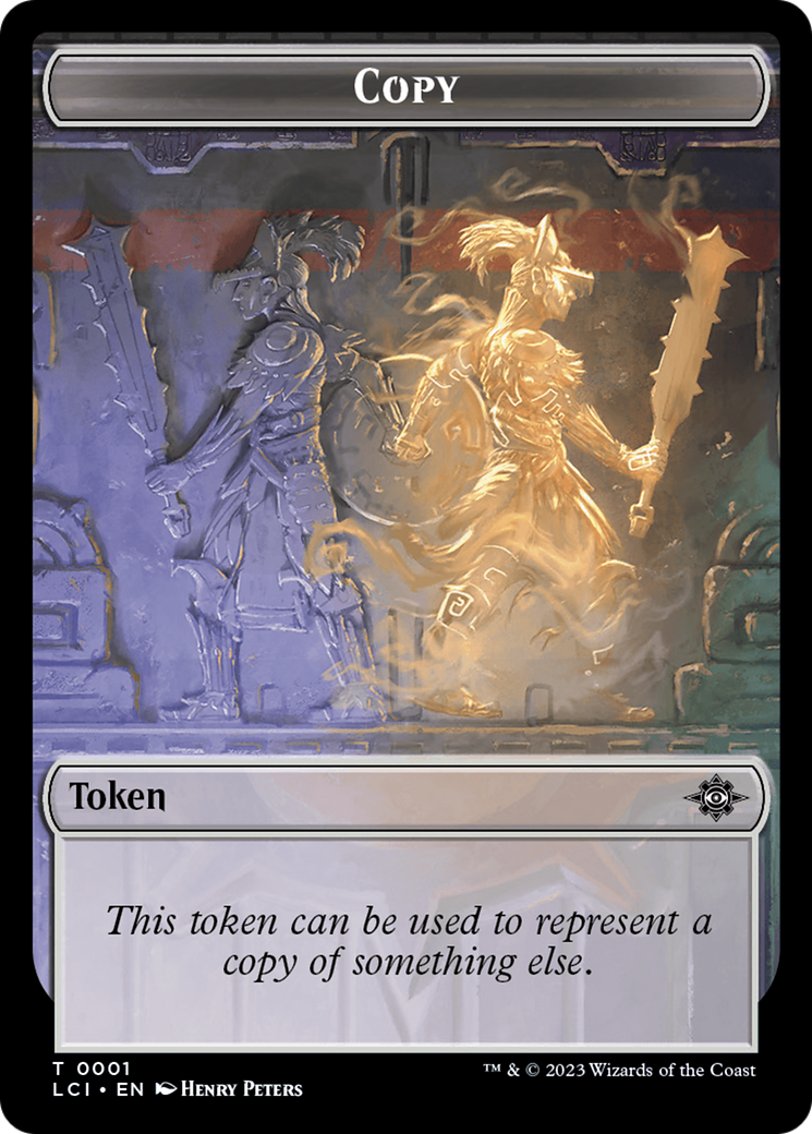 Copy Token [The Lost Caverns of Ixalan Tokens] - Destination Retro