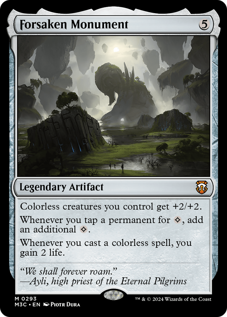 Forsaken Monument (Ripple Foil) [Modern Horizons 3 Commander] - Destination Retro