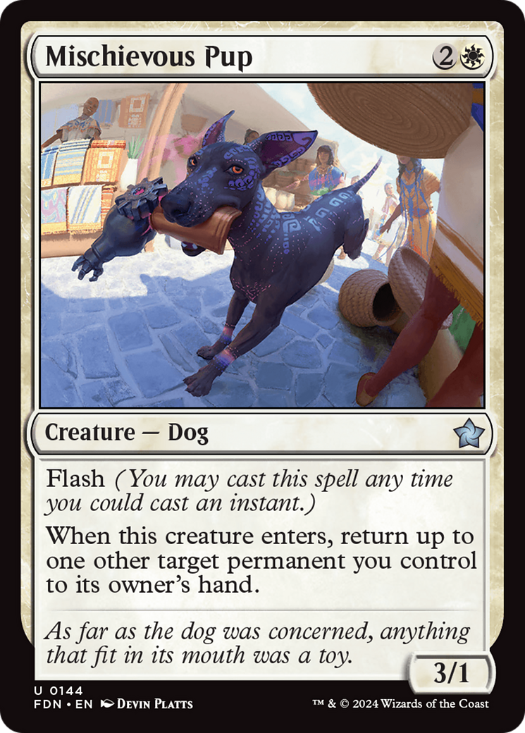 Mischievous Pup [Foundations] - Destination Retro
