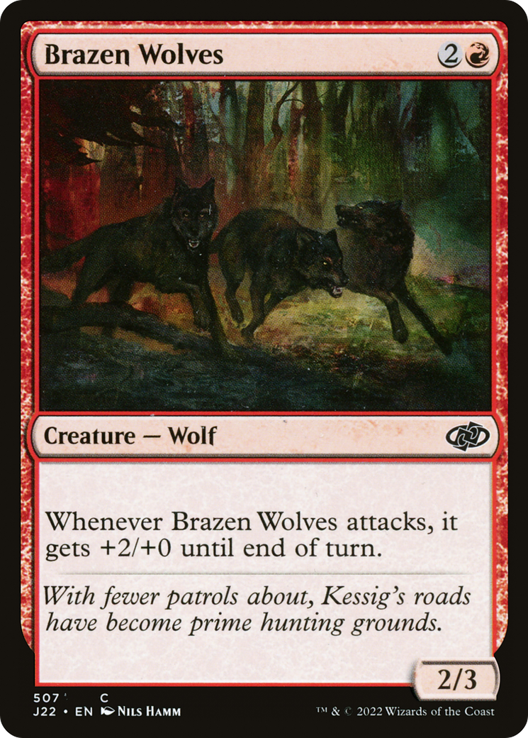 Brazen Wolves [Jumpstart 2022] - Destination Retro