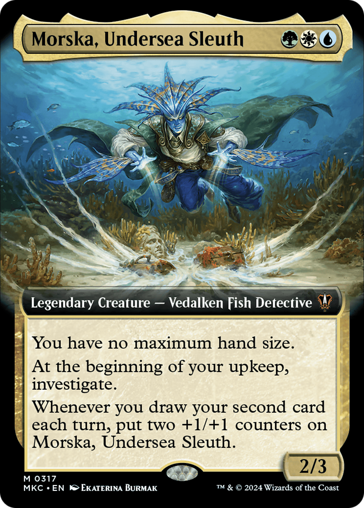 Morska, Undersea Sleuth (Extended Art) [Murders at Karlov Manor Commander] - Destination Retro