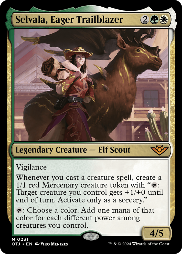 Selvala, Eager Trailblazer [Outlaws of Thunder Junction] - Destination Retro