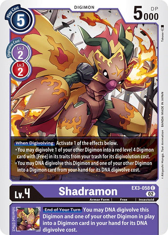 Shadramon [EX3-058] [Draconic Roar] - Destination Retro