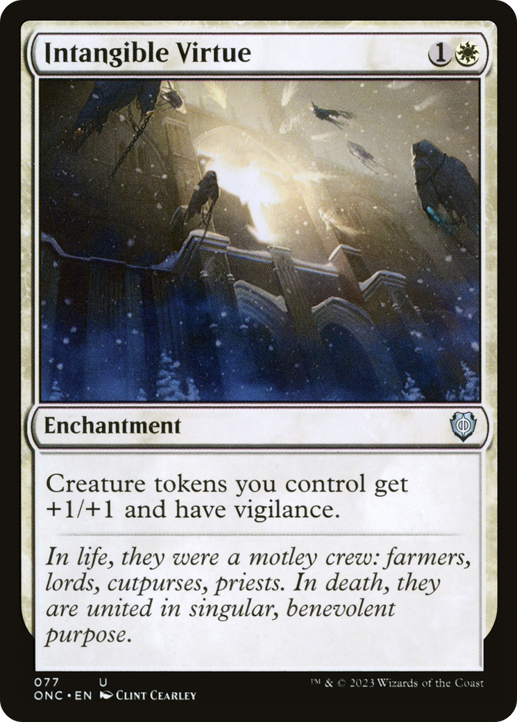 Intangible Virtue [Phyrexia: All Will Be One Commander] - Destination Retro