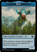 Mercenary // Beau Double-Sided Token [Outlaws of Thunder Junction Tokens] - Destination Retro
