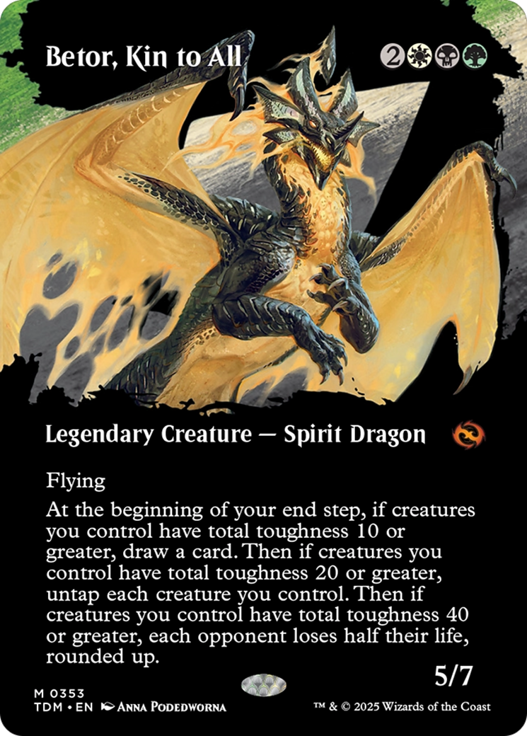 Betor, Kin to All (Borderless) [Tarkir: Dragonstorm] - Destination Retro