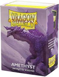 Dragon Shield Matte Sleeve - Amethyst ‘Krys' 100ct - Destination Retro