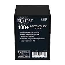 TCG - Ultra Pro - Eclipse - 2 Piece Deck Box - Jet Black - Destination Retro