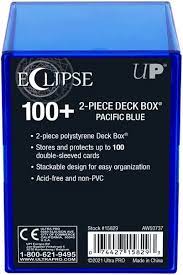 TCG - Ultra Pro - Eclipse - 2 Piece Deck Box - Pacific Blue - Destination Retro