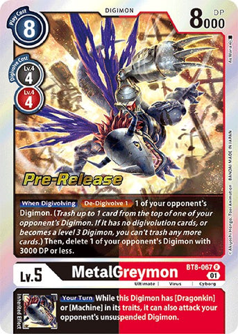 MetalGreymon [BT8-067] [New Awakening Pre-Release Cards] - Destination Retro