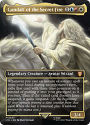 Gandalf of the Secret Fire (Borderless) [The Lord of the Rings: Tales of Middle-Earth Commander] - Destination Retro