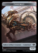 Treasure // Construct (0042) Double-Sided Token [Commander Masters Tokens] - Destination Retro