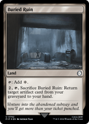 Buried Ruin (Surge Foil) [Fallout] - Destination Retro