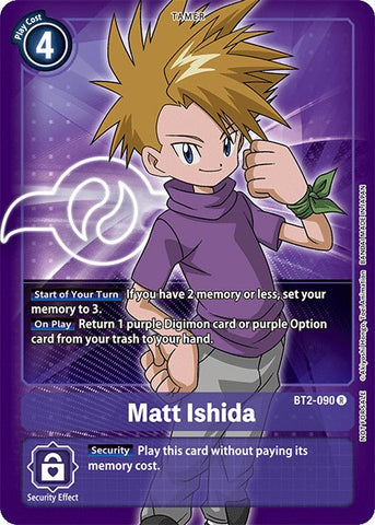 Matt Ishida [BT2-090] (Official Tournament Pack Vol.3) [Release Special Booster Promos] - Destination Retro