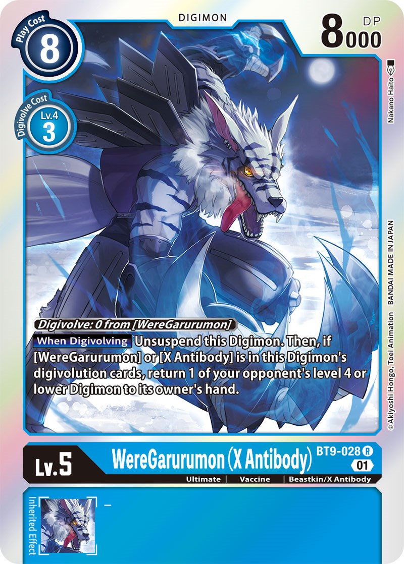 WereGarurumon (X Antibody) [BT9-028] [X Record] - Destination Retro