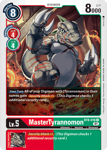 MasterTyrannomon [BT8-016] [New Awakening] - Destination Retro