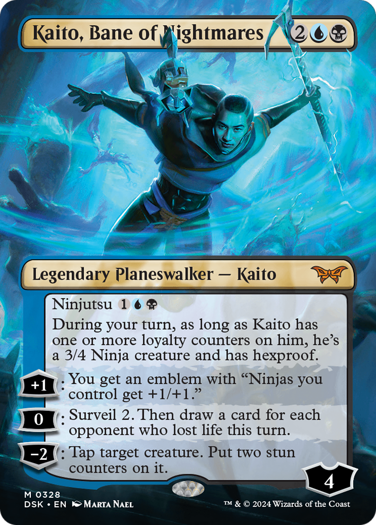 Kaito, Bane of Nightmares (Borderless) [Duskmourn: House of Horror] - Destination Retro