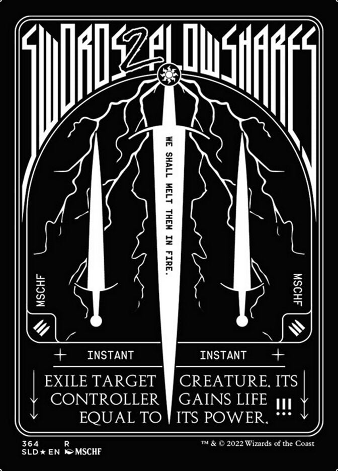 Swords to Plowshares (364) (Foil Etched) [Secret Lair Drop Series] - Destination Retro