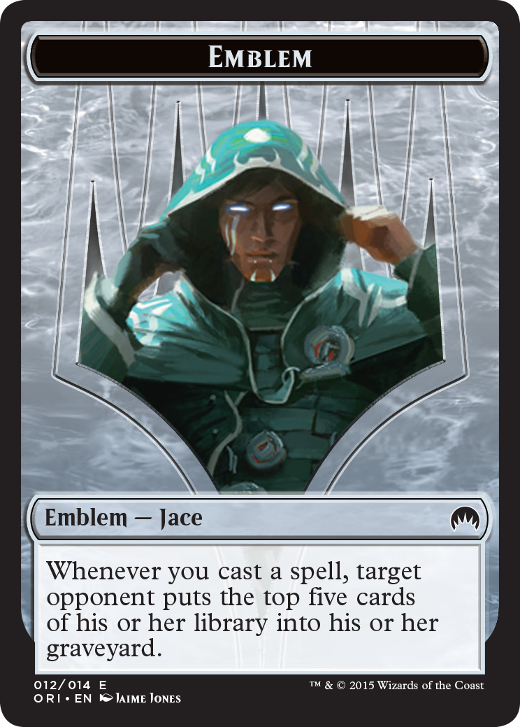 Pest // Jace, Telepath Unbound Emblem Double-Sided Token [Secret Lair: From Cute to Brute Tokens] - Destination Retro