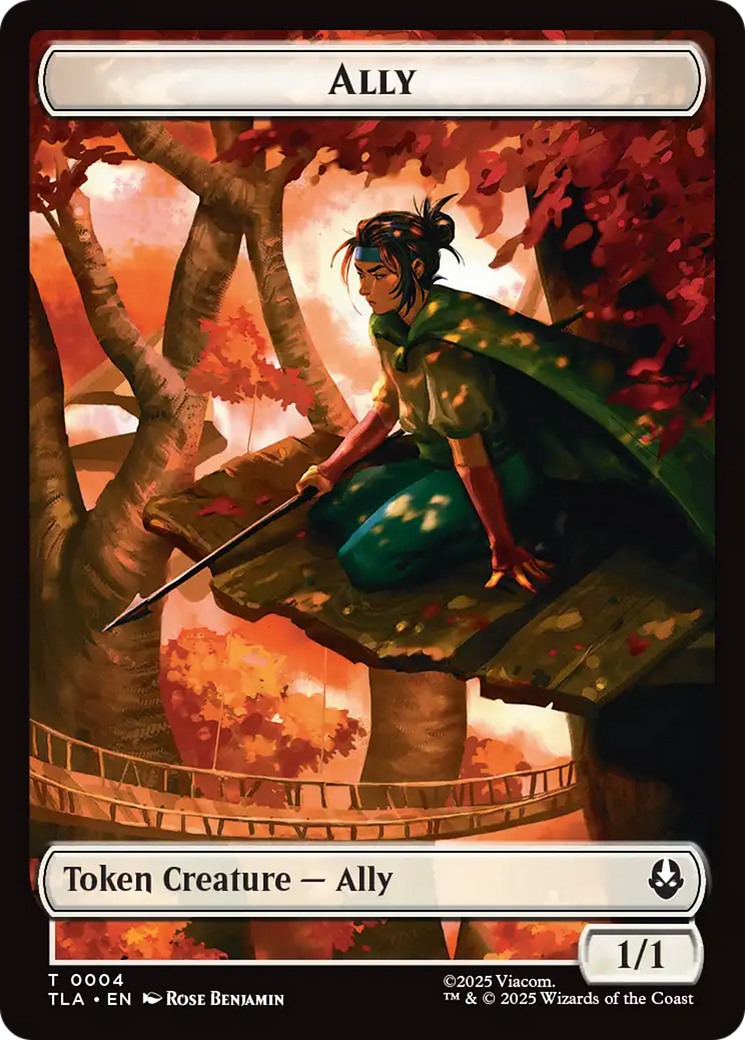 Ally (0004) // Spirit Double-Sided Token [Avatar: The Last Airbender Tokens] - Destination Retro