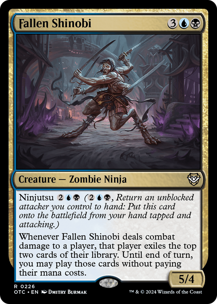 Fallen Shinobi [Outlaws of Thunder Junction Commander] - Destination Retro