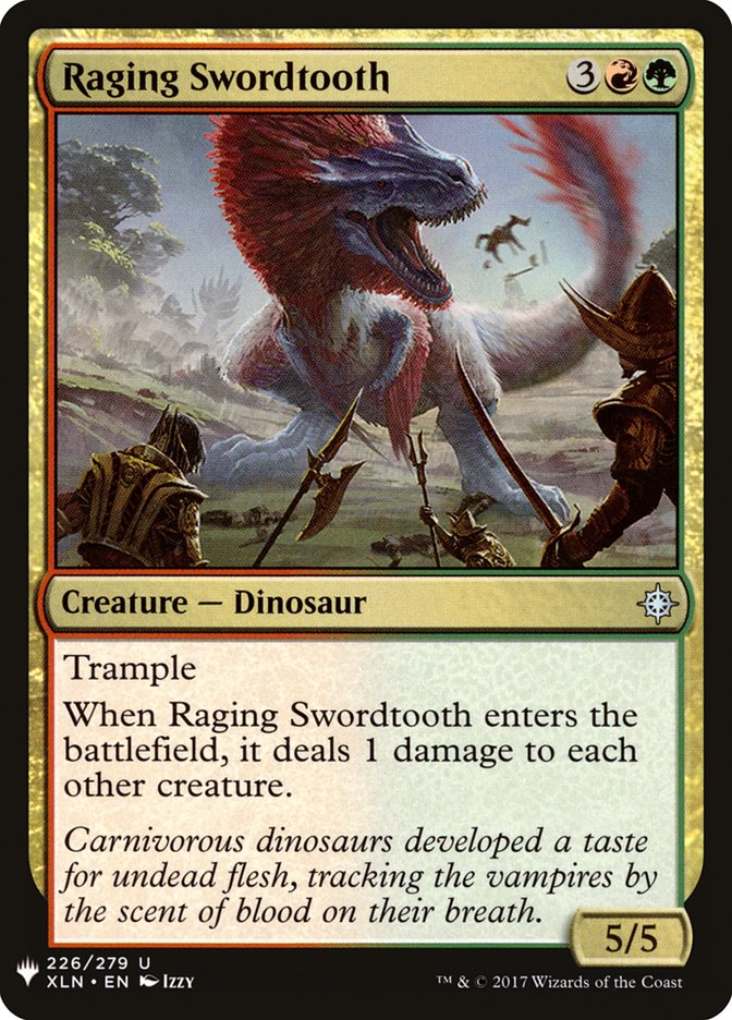 Raging Swordtooth [Mystery Booster] - Destination Retro