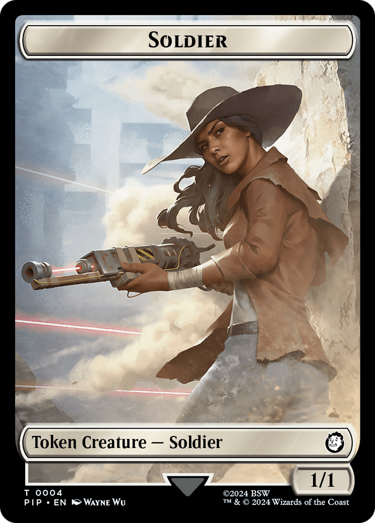 Soldier (004) // Human Soldier Double-Sided Token [Fallout Tokens] - Destination Retro