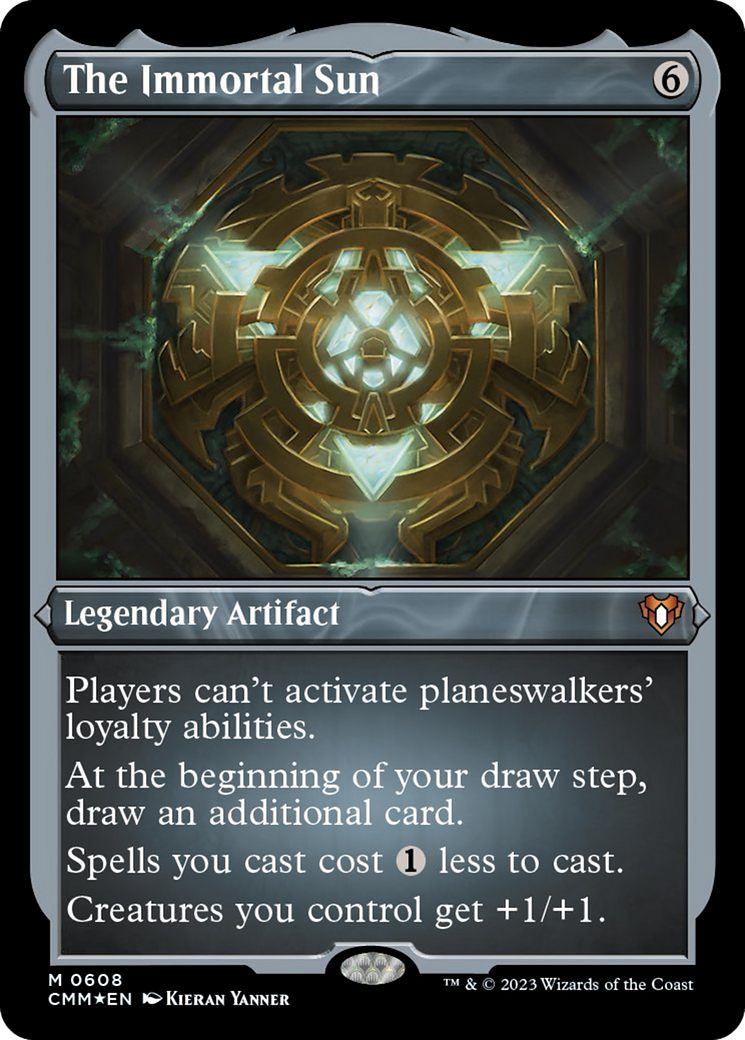 The Immortal Sun (Foil Etched) [Commander Masters] - Destination Retro