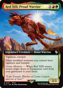 Red XIII, Proud Warrior (Extended Art) [FINAL FANTASY Commander] - Destination Retro