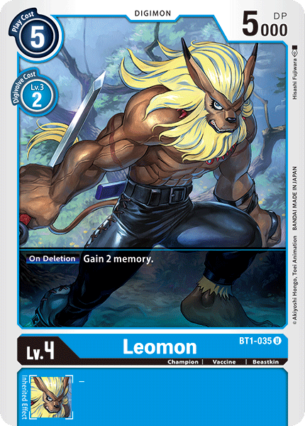 Leomon [BT1-035] [Release Special Booster Ver.1.0] - Destination Retro