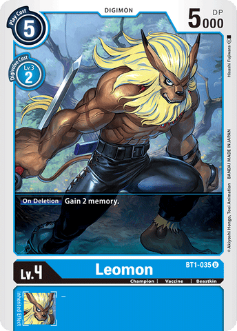 Leomon [BT1-035] [Release Special Booster Ver.1.0] - Destination Retro