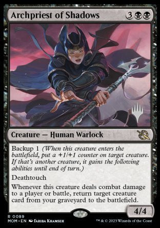 Archpriest of Shadows (Promo Pack) [March of the Machine Promos] - Destination Retro