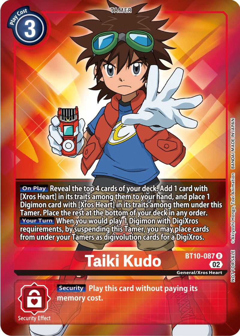 Taiki Kudo [BT10-087] (Box Topper) [Xros Encounter] - Destination Retro