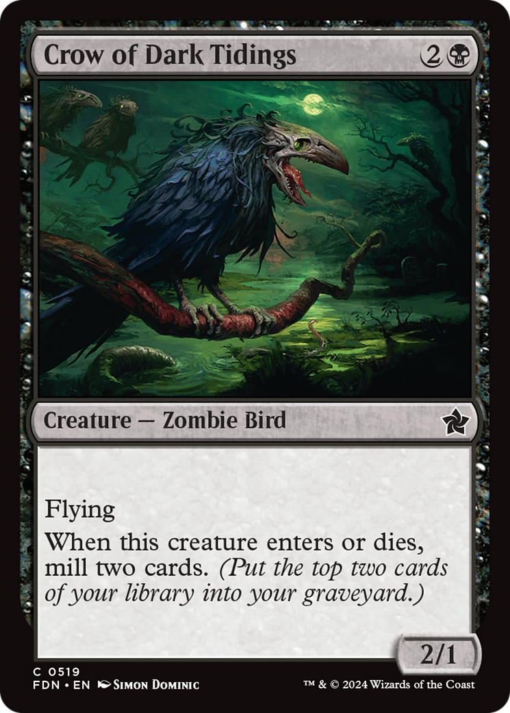 Crow of Dark Tidings [Foundations] - Destination Retro