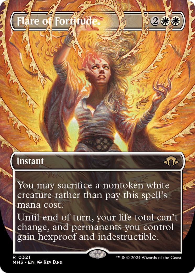 Flare of Fortitude (Borderless) [Modern Horizons 3] - Destination Retro