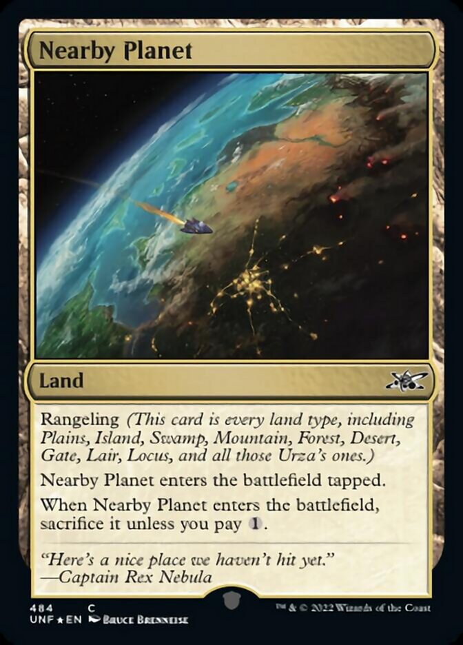 Nearby Planet (Galaxy Foil) [Unfinity] - Destination Retro