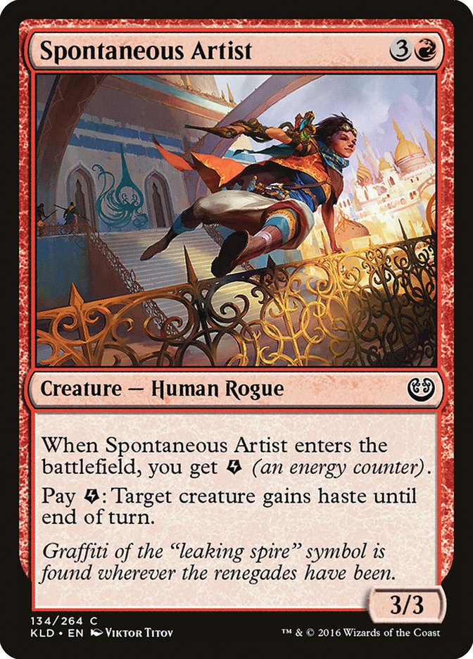 Spontaneous Artist [Kaladesh] - Destination Retro